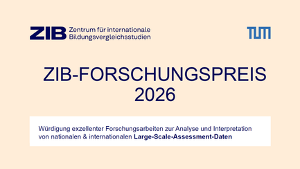 Plakat des ZIB Forschungspreises 2026 zur Würdigung exzellenter LSA-Forschungsarbeiten